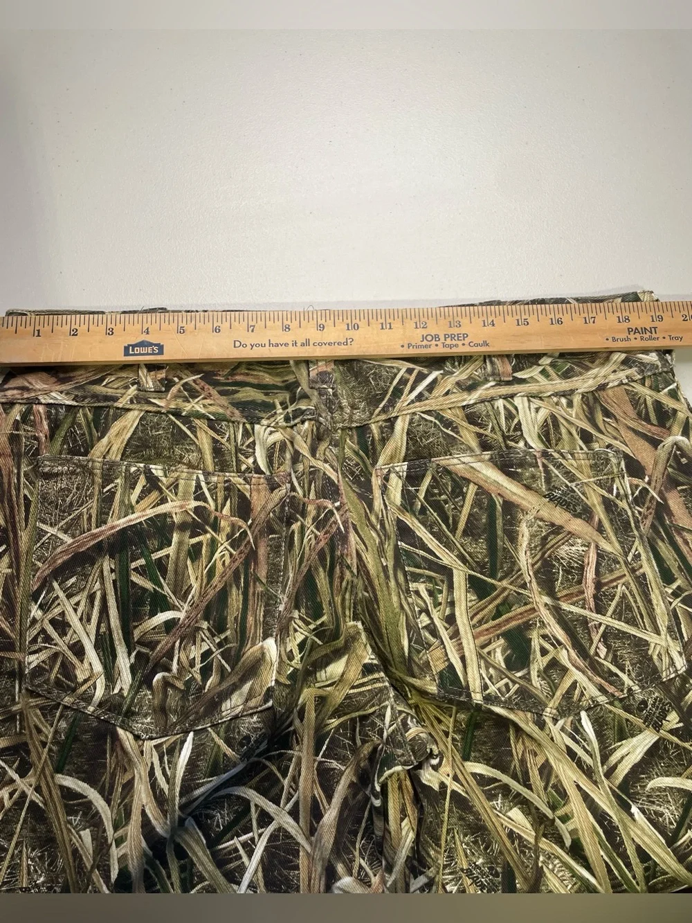 Men’s 38/32 Mossy Oak Shadow Grass Blades Camouflage Hunting Pants EUC